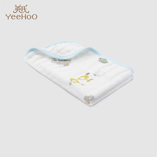 英氏-浴巾毛巾（常年）H4森林豆芽小浴巾50*30CM 商品图1