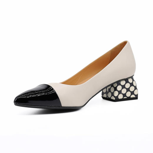 #限时特价#西班牙原产优雅舒适女款时装鞋黑色/白色5943 商品图4