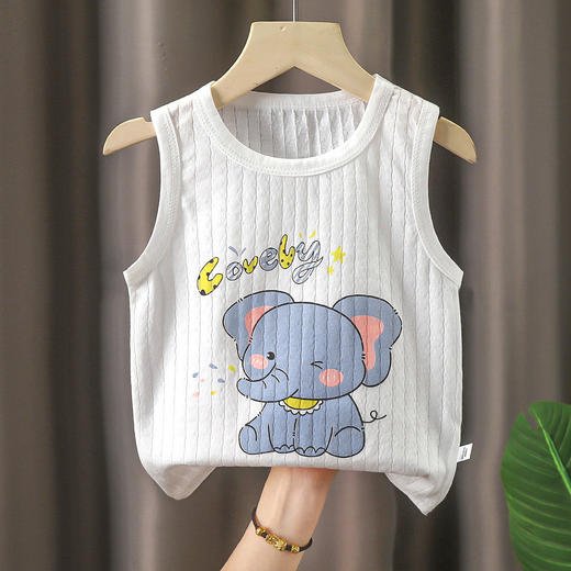 【39.9/任选2件！】儿童背心婴幼儿宝宝全棉纯棉吊带，女童男童夏季无袖A类纯棉薄款小背心，时尚简约的版型，潮童时尚~-lm！-ry-QQ 商品图10