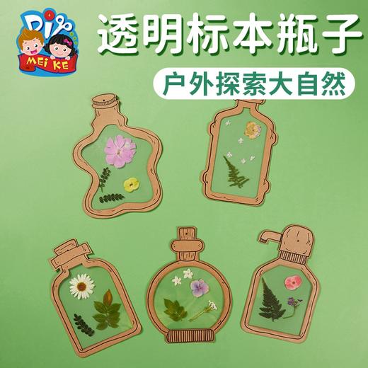 透明标本瓶子手工diy制作材料幼儿贴画儿童户外春天环创区域涂鸦 商品图2