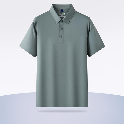 【冰丝高弹】【新款DDY】大依优型大码短袖Polo衫加肥加大男装大号大码衬衣上衣男士绅士商务休闲半袖夏季 商品图1