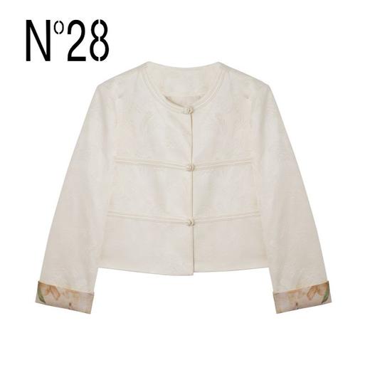 【破价】春秋款新中式盘扣刺绣高级气质优雅短外套9A11W016 商品图1