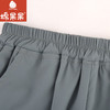 棉果果夏季新品浅棕弹力梭织七分裤M212201324310 商品缩略图3
