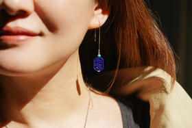 春日赏花去！青金耳坠