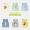 59.9/任选2件！【卡通印花，萌趣可爱！】儿童婴儿衣服纯棉背心无袖T恤，夏装男童儿童女童宝宝上衣夏季-QQ 商品缩略图0