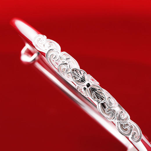 锦悦花容银手镯 商品图2