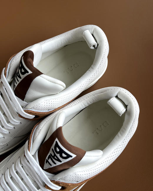 现货 THS 3.30-限时 巴里家 男士小牛皮拼接休闲运动鞋 2色 QZ081 商品图7