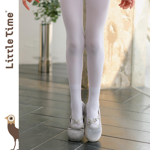 littletime舞蹈内裤儿童考级专用高胯形体芭蕾舞练功服女童体操服 商品图1