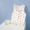 【39.9/任选2件！】夏儿童背心 精梳棉莱卡男童 卡通印花简约无袖 女童卡通上衣打底 童趣设计 清凉一夏-QQ 商品缩略图9