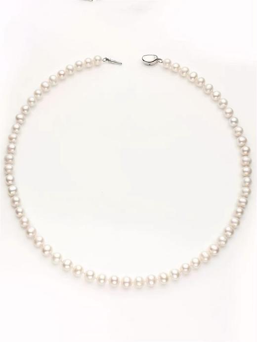 天然淡水珍珠项链吊坠妈妈款送长辈近正圆锁骨链送婆婆礼物8mm-8.5mm 商品图2