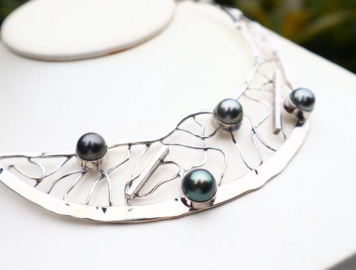 【Free Line】大溪地黑珍珠项圈 商品图2