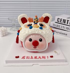 龙年Loopy海狸卡通蛋糕-低糖处理无添加