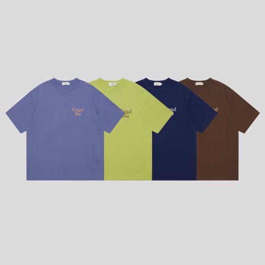 GOODBAI 表情logo撞色印花短袖T恤 商品图0