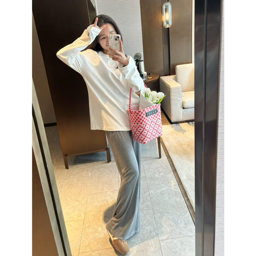 25特价 2403513   裸感 垂垂 阔腿裤长裤 商品图9