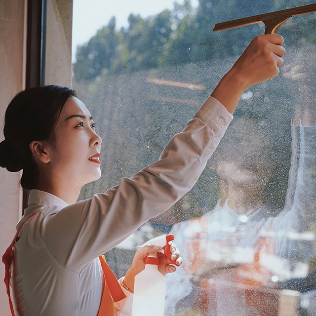 【到家服务】双面精细擦玻璃（建筑面积＞150平米）【BJ】