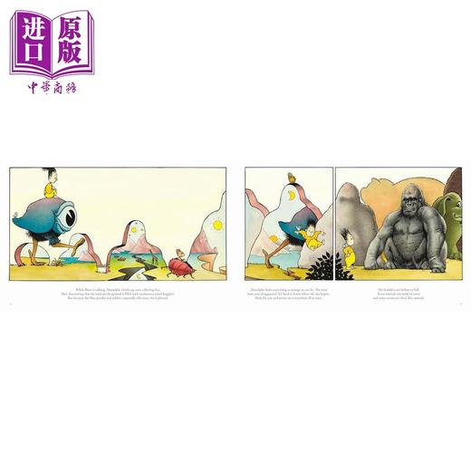 【中商原版】米塞尔夫的异想天开世界 Claude Ponti Meeselphe 英文原版 儿童绘本故事书 精装精品绘本 进口图书 5-9岁 商品图4