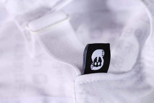 严素全顶帽 打气鼓劲加油几乎全白硬帽檐可调头围运动全顶帽健身跑步徒步 商品图11