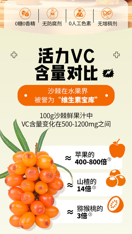 鲜时力沙棘果浆后生元饮品 商品图6
