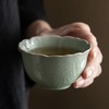 汝山明汝瓷四季花杯 围炉煮茶茶具套装 汝窑主人杯 品茗杯开片可养金线个人杯天青色功夫茶具 商品缩略图6