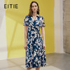 EITIE爱特爱夏季新款修身显瘦收腰印花连衣裙7407124 商品缩略图0