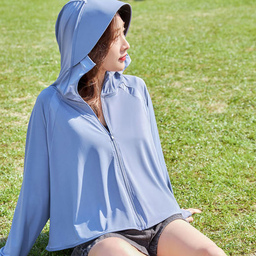 多喜爱 户外连帽斗篷防晒衣（粉/蓝/)cs 商品图5