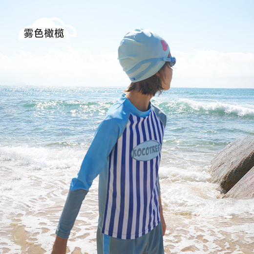 KK树儿童泳衣裤分体泳衣a类男童女童游泳长袖防晒中大童泳装 商品图6