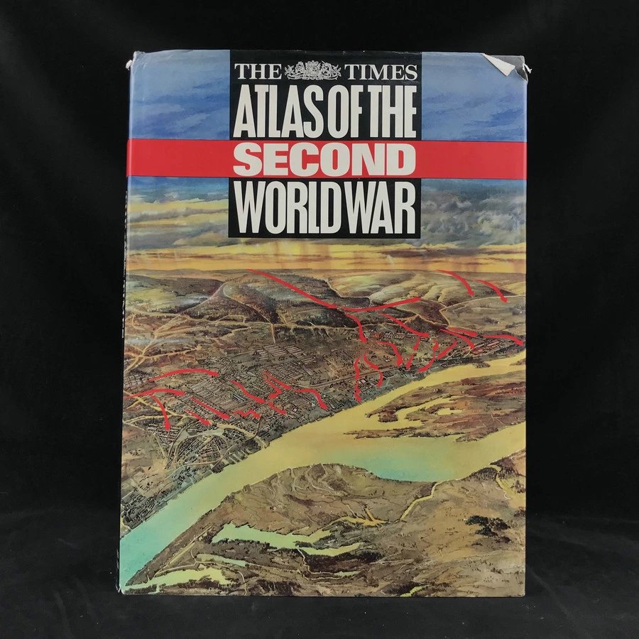 泰晤士二战地图集（1989，Times Books） 数百幅彩色插图 精装8开