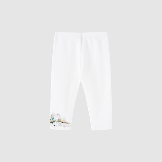 英氏-童衣类（春）H4英针打底裤 云丝白 商品图1