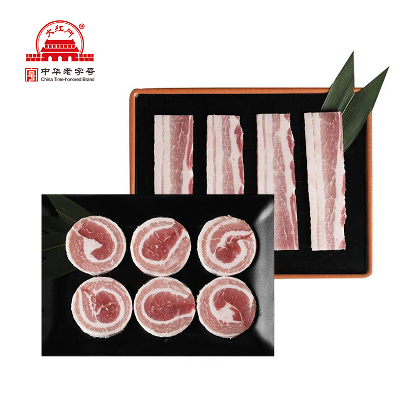 家庭烤肉（五花肉片+五花肉卷）500g*2袋