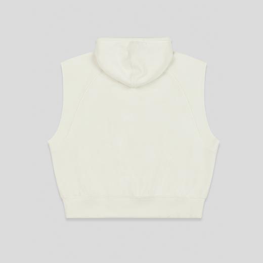 GOODBAI 916 logo刺绣插肩连帽无袖华夫格卫衣 商品图4