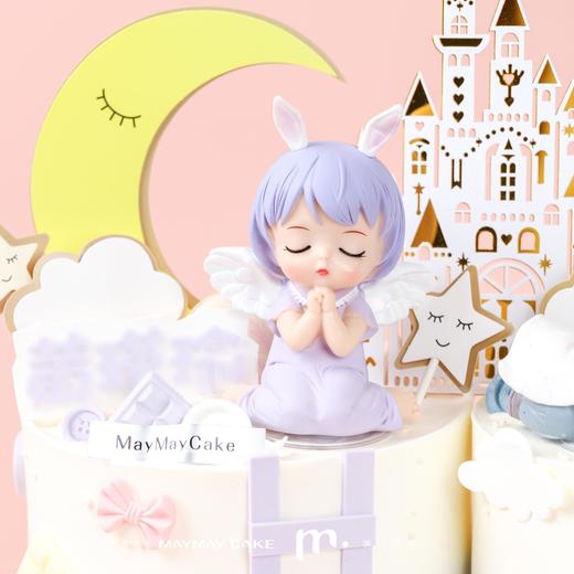 【3651】双胞胎·天使城堡蛋糕 商品图1
