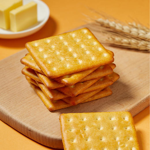 圆荣圆600g开心克力架海盐芝士味苏打饼干 办公室休闲零食茶点 商品图4