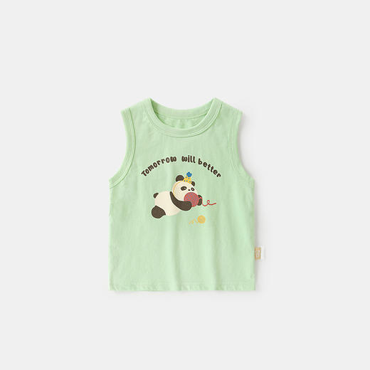 59.9/任选2件！【卡通印花，萌趣可爱！】儿童婴儿衣服纯棉背心无袖T恤，夏装男童儿童女童宝宝上衣夏季-QQ 商品图9