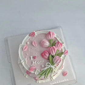 【郁金香蛋糕】-裱花蛋糕/女生蛋糕