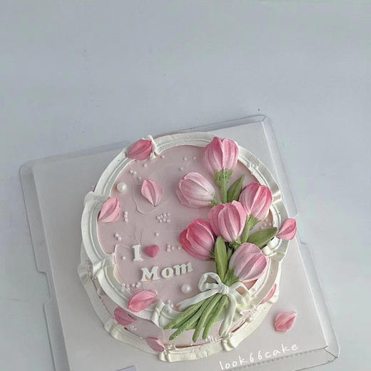 【郁金香蛋糕】-裱花蛋糕/女生蛋糕 商品图0