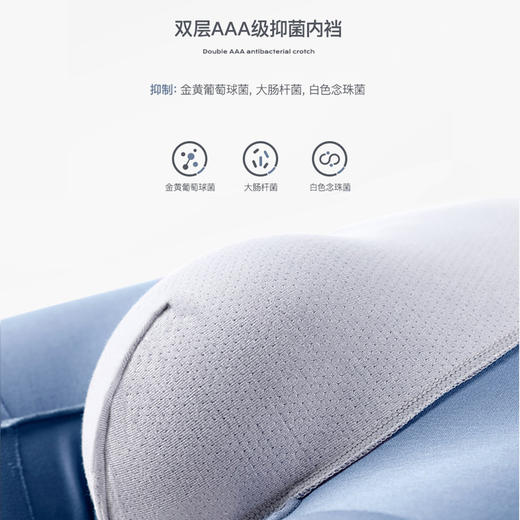 圣得西男士内裤中青年3条装平角内裤礼盒四角裤弹力短裤衩男2412976001A 商品图4