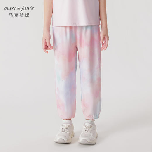 马克珍妮女童垂感透气凉感防晒裤防蚊裤240818 商品图1