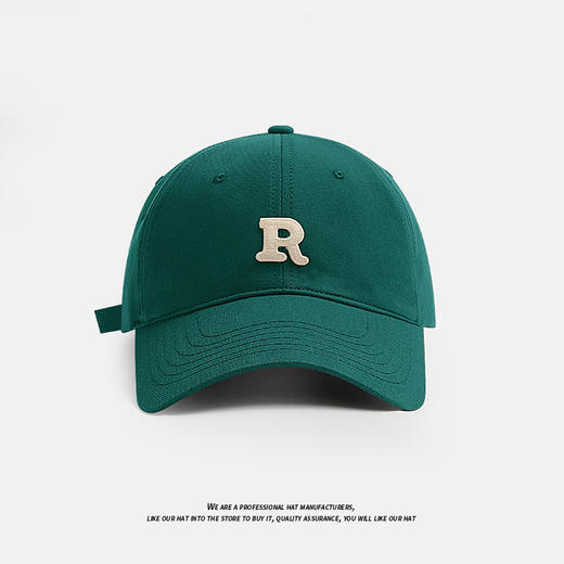 【帽子选对头小一倍❗️夏季软顶鸭舌帽】显脸小，R标字母棒球帽，男女小众大头围百搭软顶鸭舌帽，运动防晒帽子父亲节礼物新年礼盒年货礼盒 商品图12