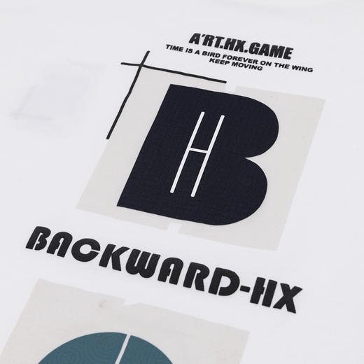 【断码清仓】HX 夏季圆领短袖T恤S102423000101/02 商品图8