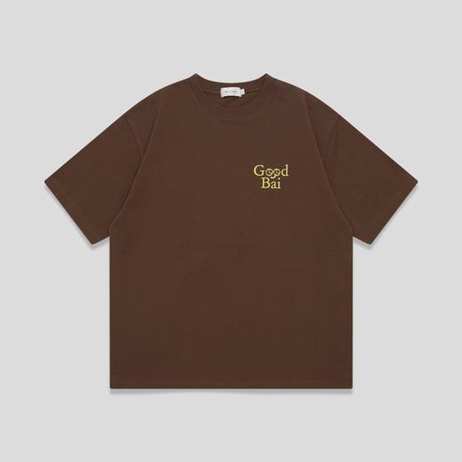 GOODBAI 表情logo撞色印花短袖T恤 商品图4