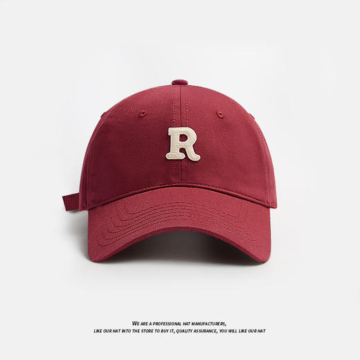 【帽子选对头小一倍❗️夏季软顶鸭舌帽】显脸小，R标字母棒球帽，男女小众大头围百搭软顶鸭舌帽，运动防晒帽子父亲节礼物新年礼盒年货礼盒 商品图13