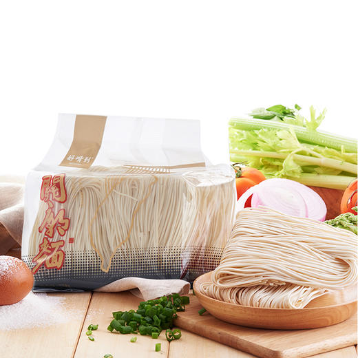 台湾产手工面条劲道爽滑久煮不烂好嘴到关庙面/刀削面/阳春面 任选 商品图4