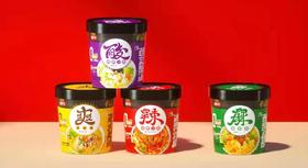 【严选】国华美食有蔬有味面条麻辣酸爽四种口味每组*6桶装（厂家直发）