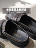 上脚chao轻盈！近4cm增高时髦一脚蹬乐福鞋！春夏新款懒人鞋！舒适好走轻松增高 金属褶皱头层牛皮工艺+定制chao轻盈鞋底，橡胶防滑大底（少量现货拍下立发） 商品缩略图5