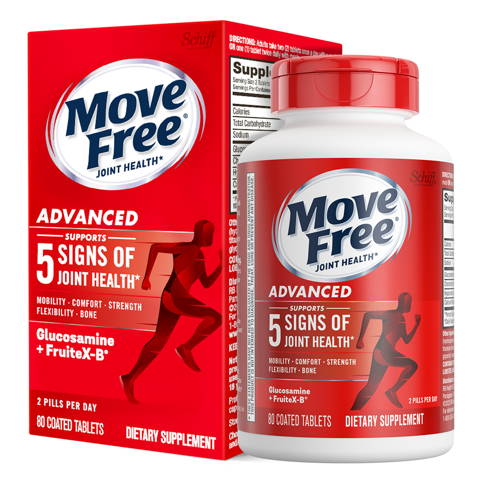 【金义发货】MoveFree维骨力 红瓶80粒