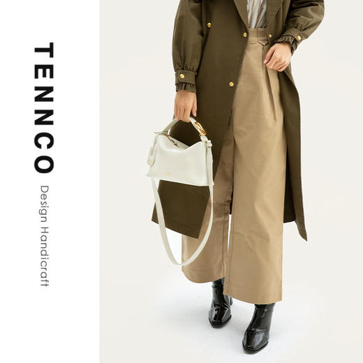 TENNCO【便当包】高级感真皮手提包软皮百搭单肩斜挎包 商品图2