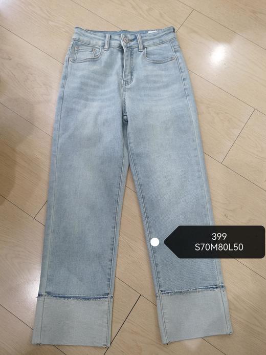 【门店同款】ENJOY夏季卷边薄款直筒裤 157210031 商品图0