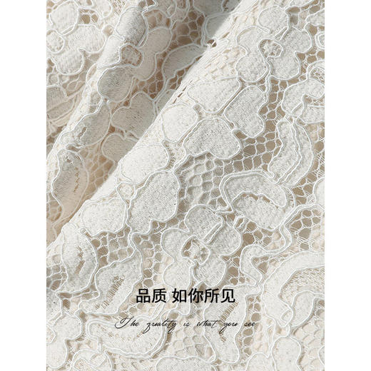 COCOBELLA重工水溶蕾丝花边外套女奢感通勤小香风西装SC0001 商品图4