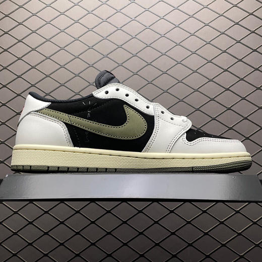 夏日特惠💰600 纯原版本 # Travis Scott x Air Jordan 1 Low " Olive " 黑绿橄榄 商品图2