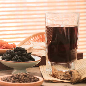 甘润茶 | 桑椹山药覆盆子桂圆决明子黄精枸杞代用花茶。